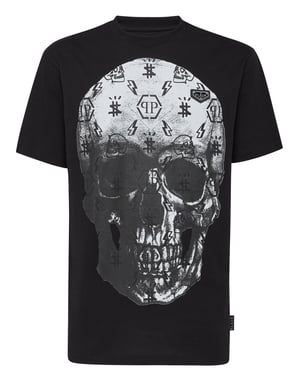 T-shirt Rund Hals Dödskalle