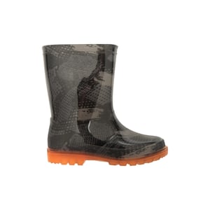Mountain Warehouse Kinderen Camouflage Knipperlichten Wellington Laarzen (Zwart)