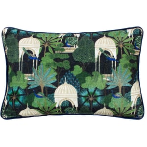 Wylder Serenity Printed Velvet Cushion Cover