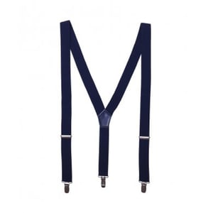 Premier Mens Clip On Braces (Navy)