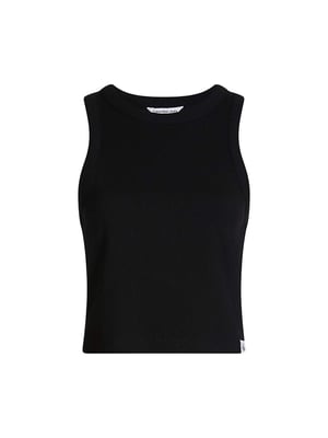 Calvin Klein damestop met ribgebreide afwerking