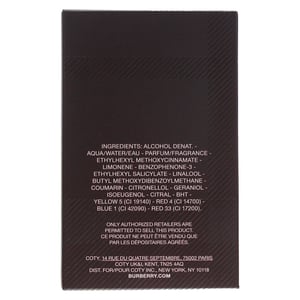 Burberry For Men Eau de Toilette 50ml Spray