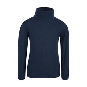 Mountain Warehouse Barn/Kids Talus Roll Neck Långärmad Topp (Marin)