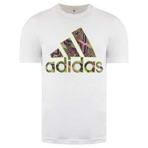 Adidas Badge Of Sport - Vit T-shirt för herrar