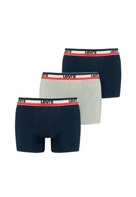 Levi's heren boxershorts met logo 3-pack