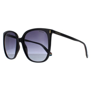 Polaroid Square Womens Black Grey Gradient Polarized PLD 6218/S