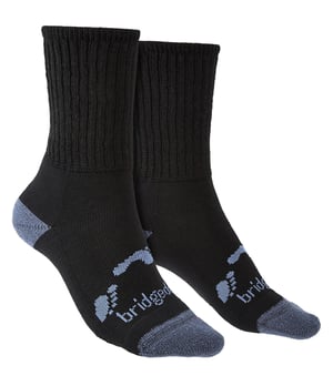 Bridgedale - Kids Merino Wool Boot Hiking Socks - Black