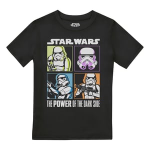 Star Wars Jongens Four Box Trooper T-Shirt (Zwart)