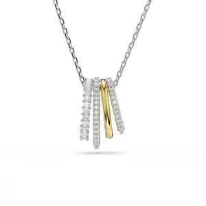 Swarovski 'Hyperbola' Dames Halsketting van Basismetalen - Zilver/Goud 5696626