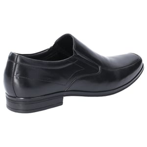 Hush Puppies Mens Billy Slip On Leather Shoe (Black)