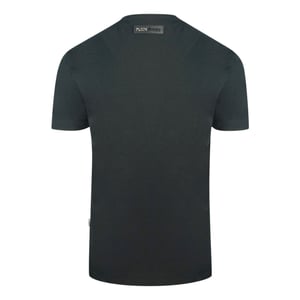 Plein Sport Geel Scribble Layer Logo Zwart T-shirt