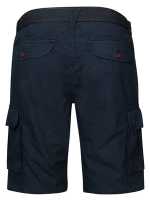 Petrol Industries - Heren Cargoshort met riem - Blauw