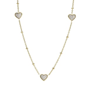 Fossil Sieraden 'Sutton' Dames RVS Ketting - Goud JF03942710