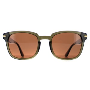 Serengeti Square Mens Shiny Crystal Dark Green Mineral Polarized Drivers Ethan