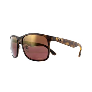 Ray-Ban Solglasögon RB4264 894/6B Matte Havana Brown Polarized Mirror Chromance
