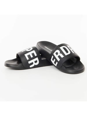 Superdry herensandalen met logo, klassiek model, voor bij het zwembad