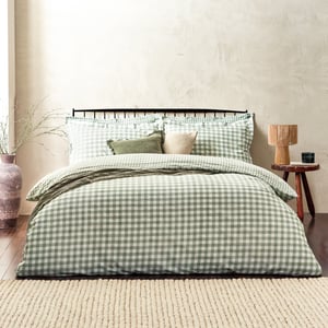 Barton Check 100% Cotton Duvet Cover Set