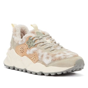 Flower Mountain Kotetsu Women's Leopard/Grey Trainers