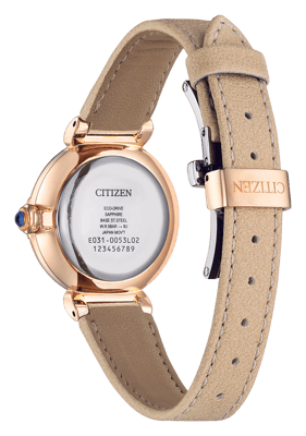 Citizen Dames Beige Horloge EM1073-18D