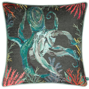 Wylder Tropics Abyss Octopus Chenille Cushion Cover