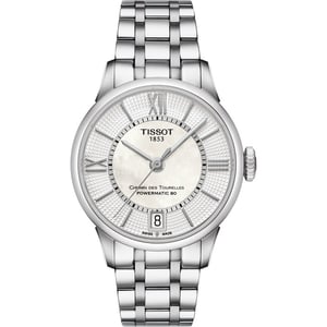 Tissot Chemin Des Tourelles Powermatic 80 Women's Silver Watch T0992071111800