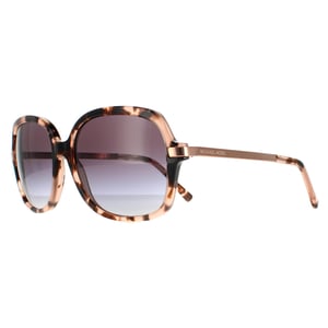 Michael Kors zonnebril Adrianna II MK2024 316213 Pink Tortoise lichtgrijze gradiënt