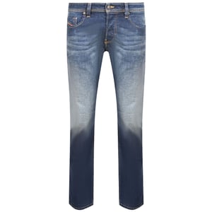 Diesel Larkee-X Straight Fit Stone Washed Mörkblå Jeans