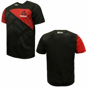 Reebok UFC T-shirt för herrar, svart/röd