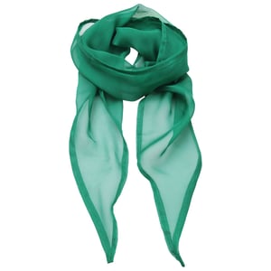 Premier Uniseks sjaal van chiffon in kleuren voor volwassenen (Smaragd)