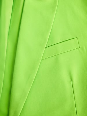 JJXX blazer JXMARY van gerecycled polyester felgroen
