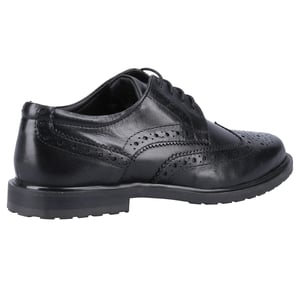 Hush Puppies Girls Verity Leather Brogues (Black)