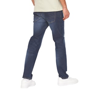 Crosshatch Heren Cadman Rechte Jeans (Donkere wasbeurt)