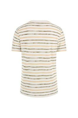 Striped Tee White
