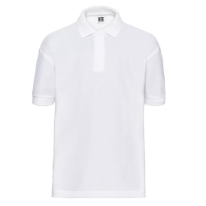 Russell Kinder/Kinder Piqué Poloshirt (Wit)