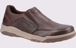 Hush Puppies Fletcher Läder Herrkaffesmockasiner.