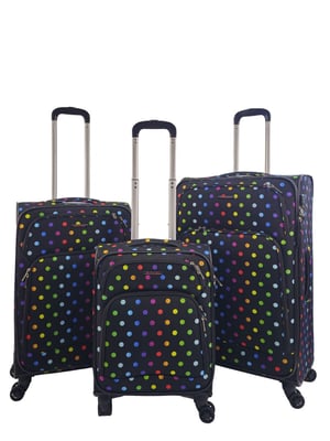 Lightweight Print 8 Wheel Luggage Resor Mjuka resväskor