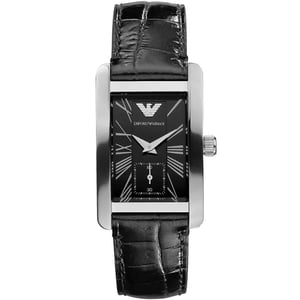 Emporio Armani AR0144 Zwarte Wijzerplaat Klassiek Dameshorloge