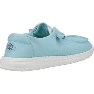 HEYDUDE Wendy Canvas 100% Bomull Dam Turkosa Loafers