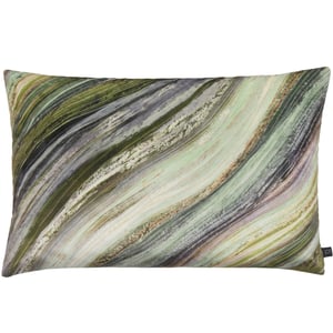 Prestigious Textiles Heartwood Velvet Marble Effect Piped Cushion Cover