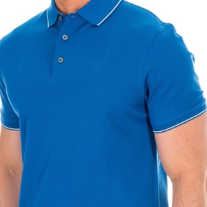 Short Sleeve Polo with lapel collar HM561517 man