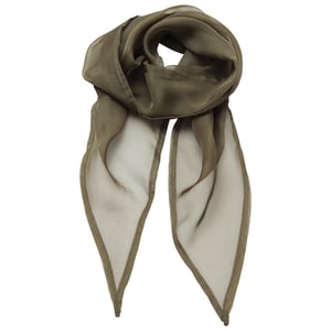 Premier Uniseks sjaal van chiffon in kleuren voor volwassenen (Olijf)