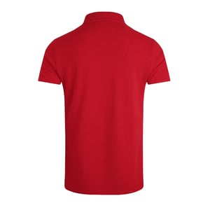 Weird Fish Mens Miles Pique Organic Polo Shirt (Barberry Red Marl)