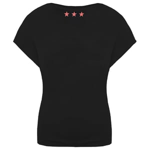 Supra Kortärmad Rund Hals Svart Dam All Caps T-shirt 192225 010