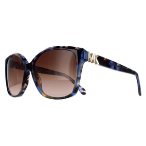 Michael Kors MK2201 Malia 395213 helderblauw schildpad bruin gradiÃ«nt zonnebril