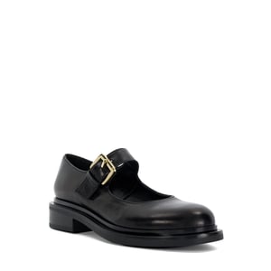 Dune Ladies Huckle - Leather Low Heel Mary Janes
