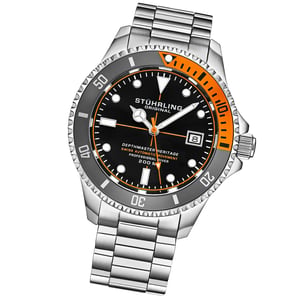 Black and Orange Swiss Automatic Depthmaster Heritage 42mm Diver