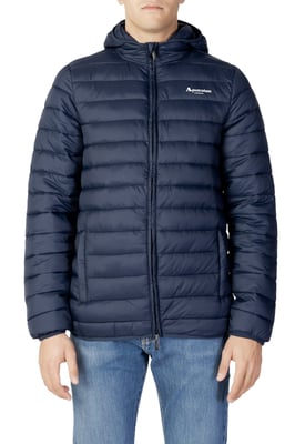 Aquascutum London Logo Navy Blue Active Hoodie Jacket