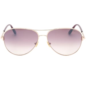 Tom Ford FT0823 Clark 28U Shiny Rose Gold Sunglasses