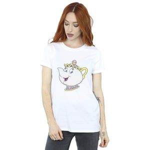 Disney Dames/Dames Beauty And The Beast Mrs Potts Katoenen Vriendje T-shirt (Wit)