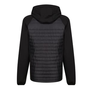 Regatta Navigate Quiltad Hybridjacka för herrar (Svart/Seal Grey)